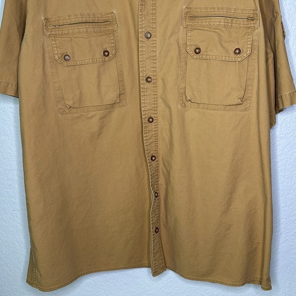 Cabela’s Men’s Safari Series Short Sleeve Button Down Outdoors Hunting 2XLT - Picture 4 of 10